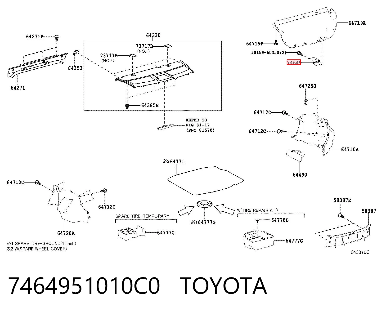 7464951010C0 Toyota
