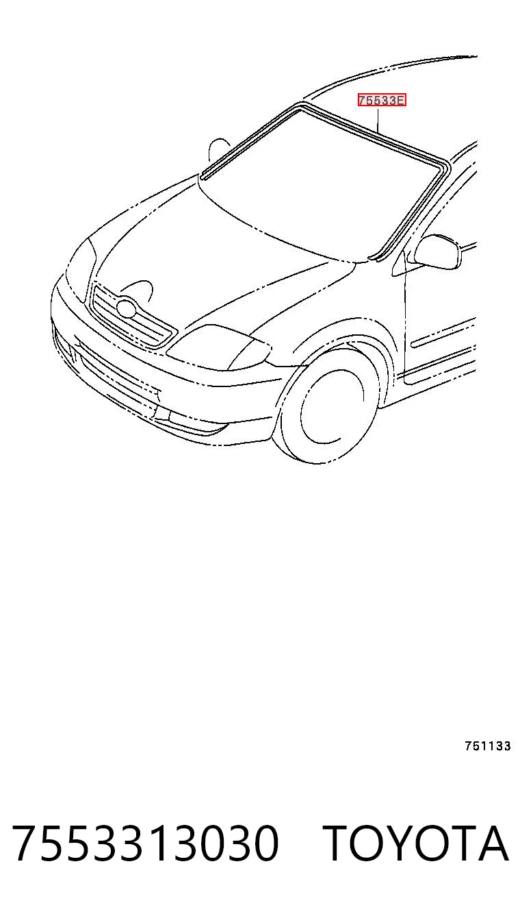 7553313030 Toyota