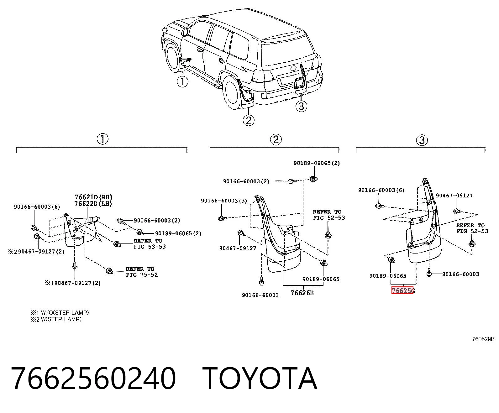7662560240 Toyota