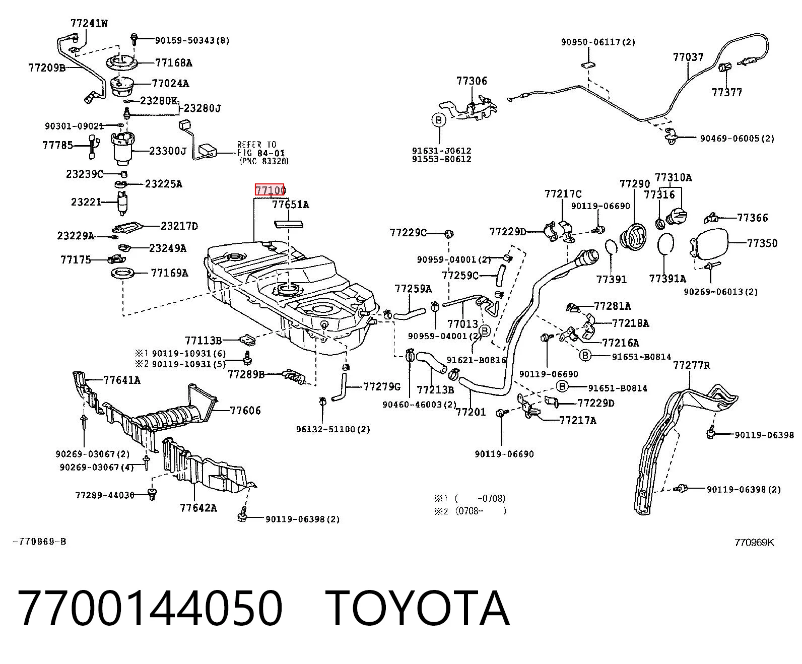 Compre Tanque de combustível Toyota Avensis 
