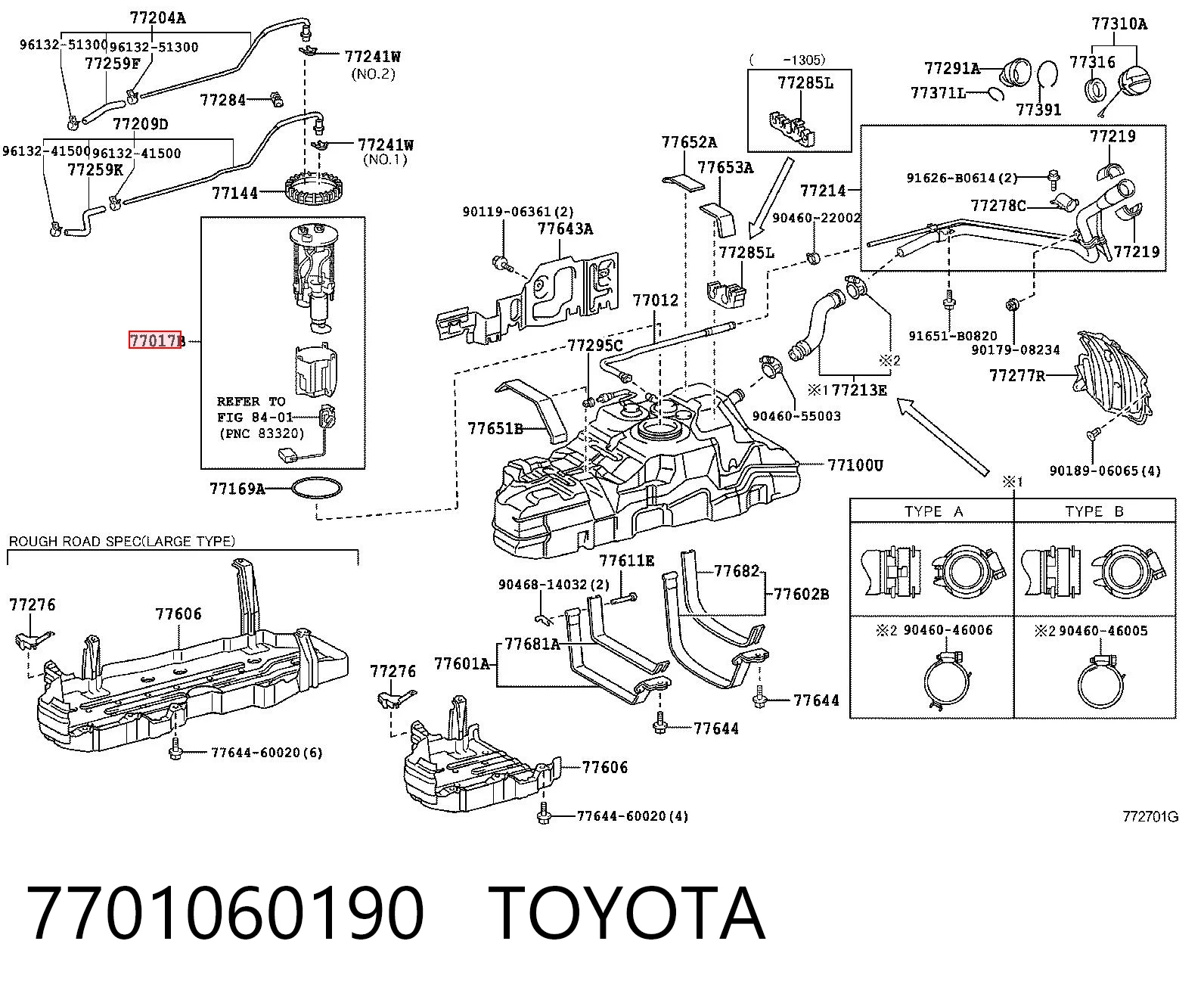 7701060190 Toyota