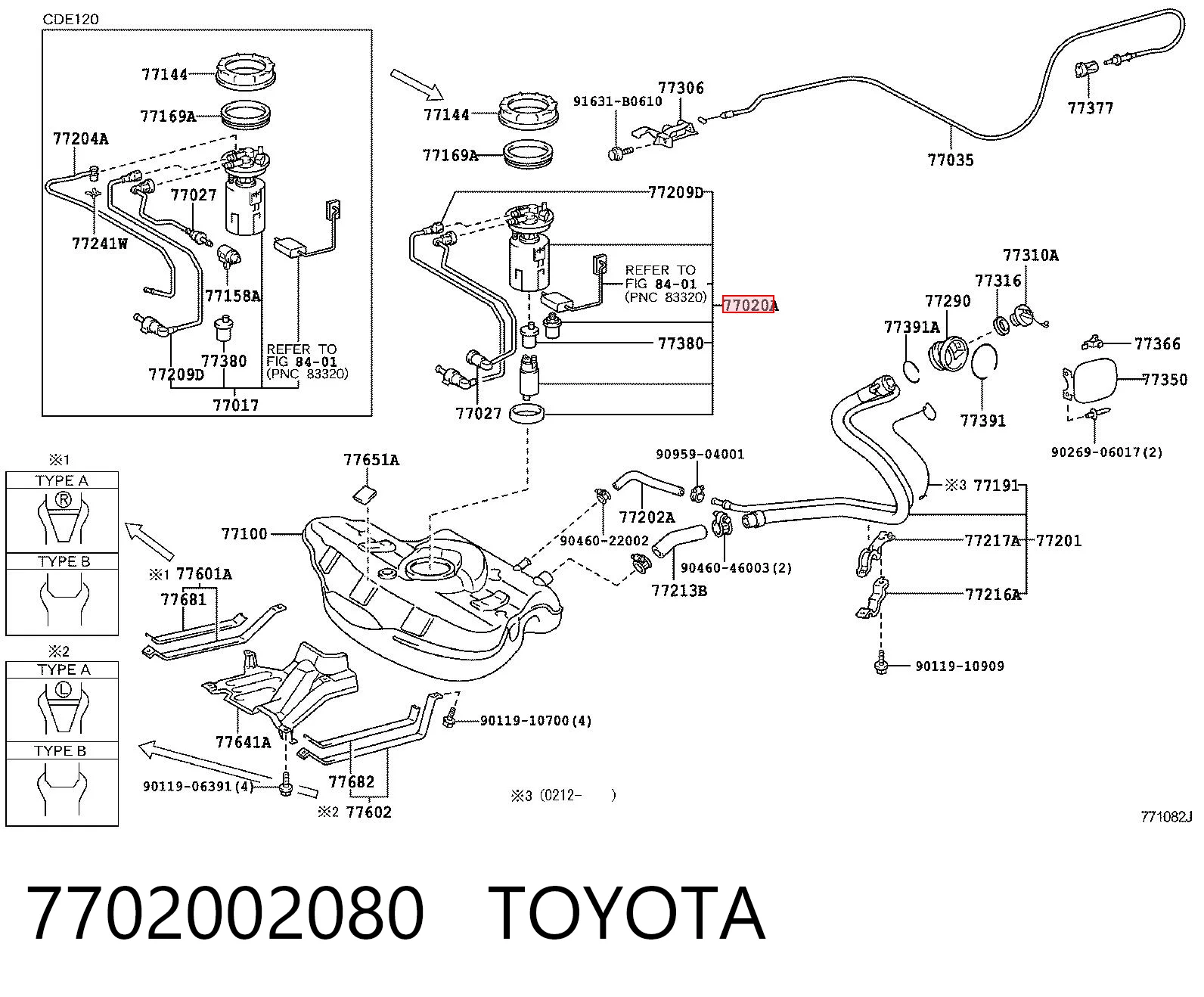 7702002080 Toyota