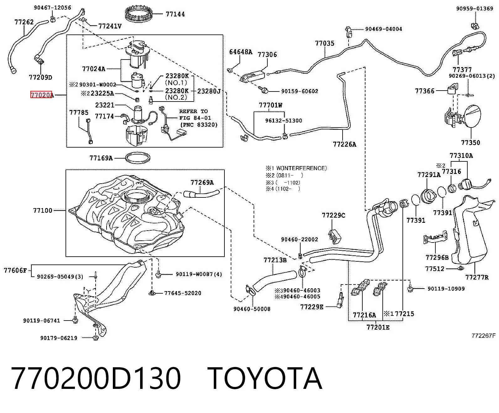 770200D130 Toyota