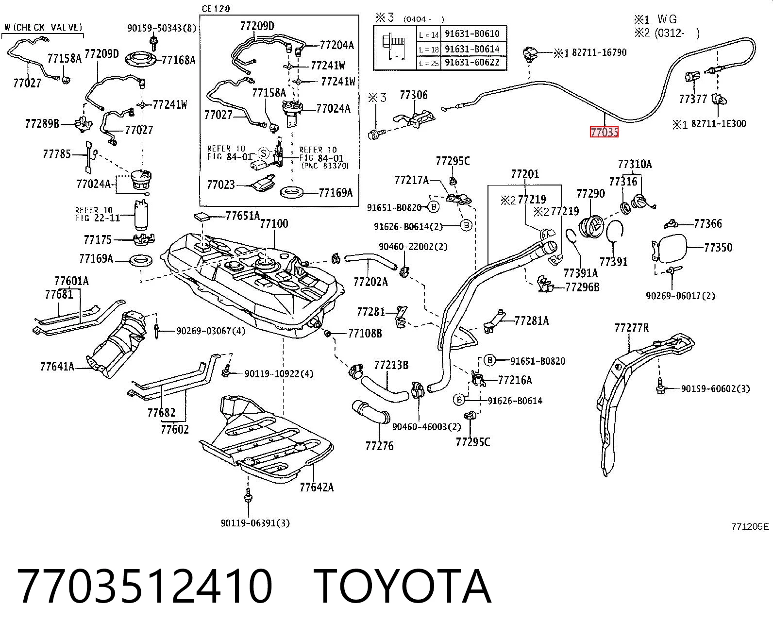 7703512410 Toyota