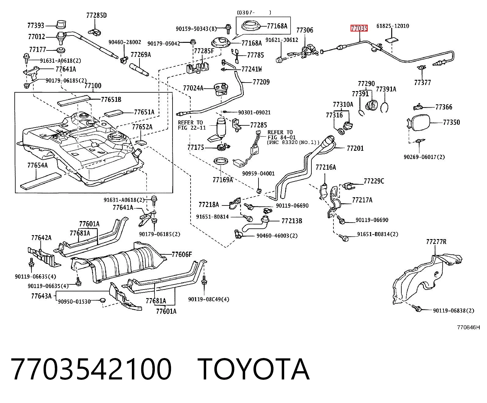 7703542100 Toyota