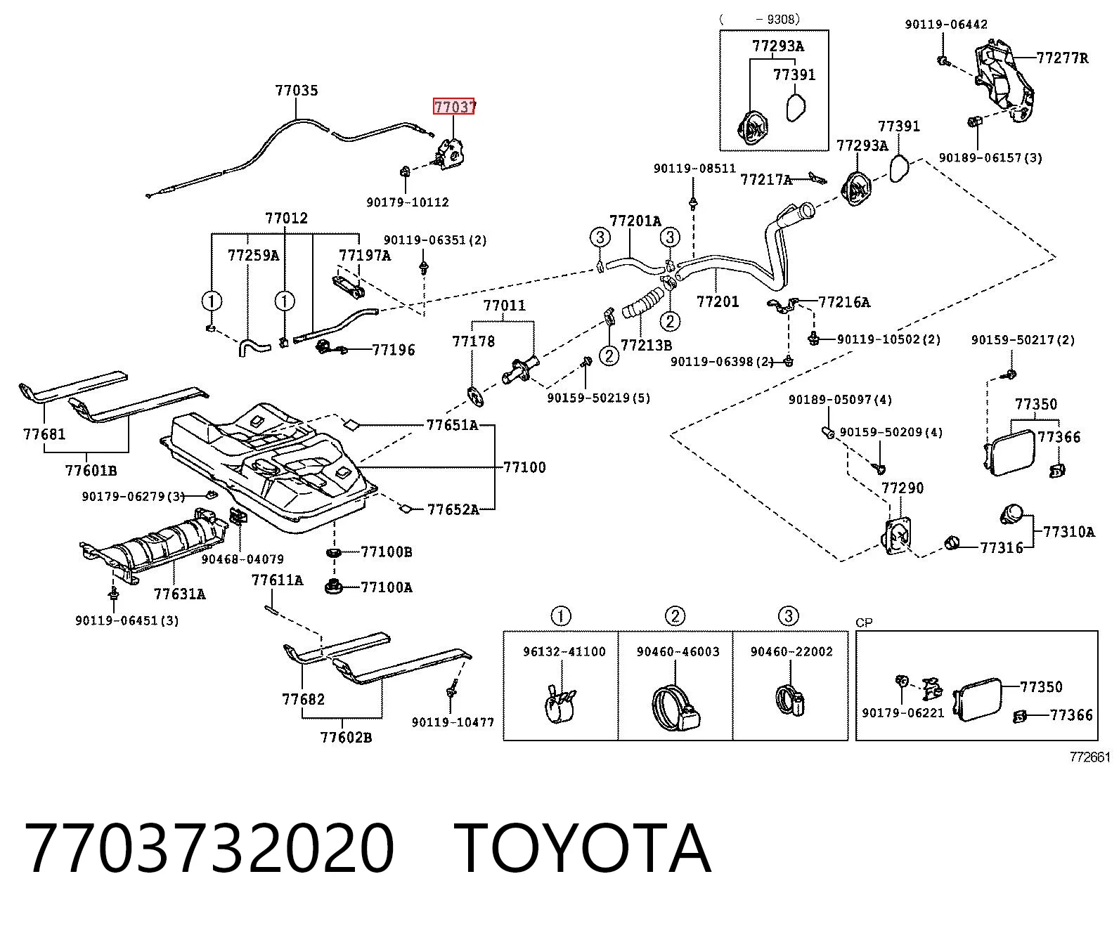 7703732020 Toyota