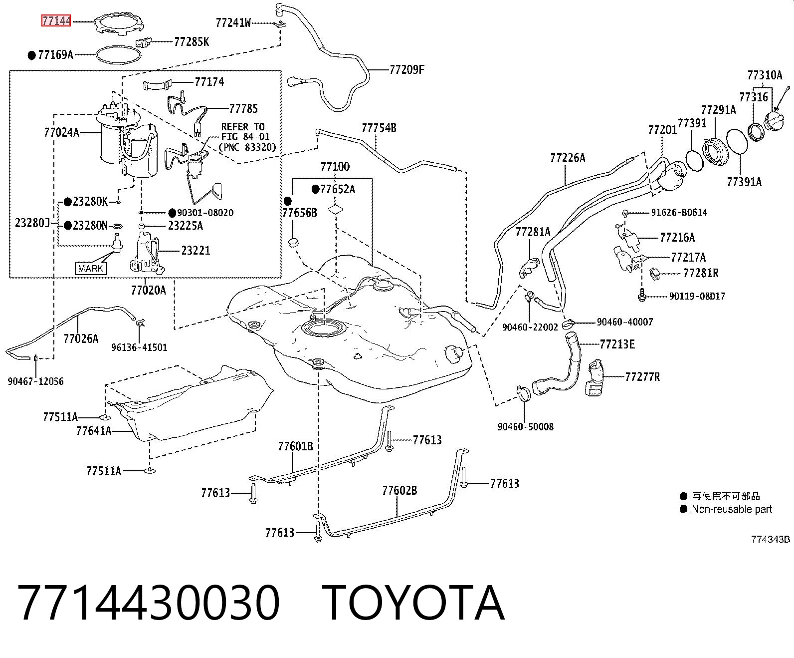 7714430030 Toyota