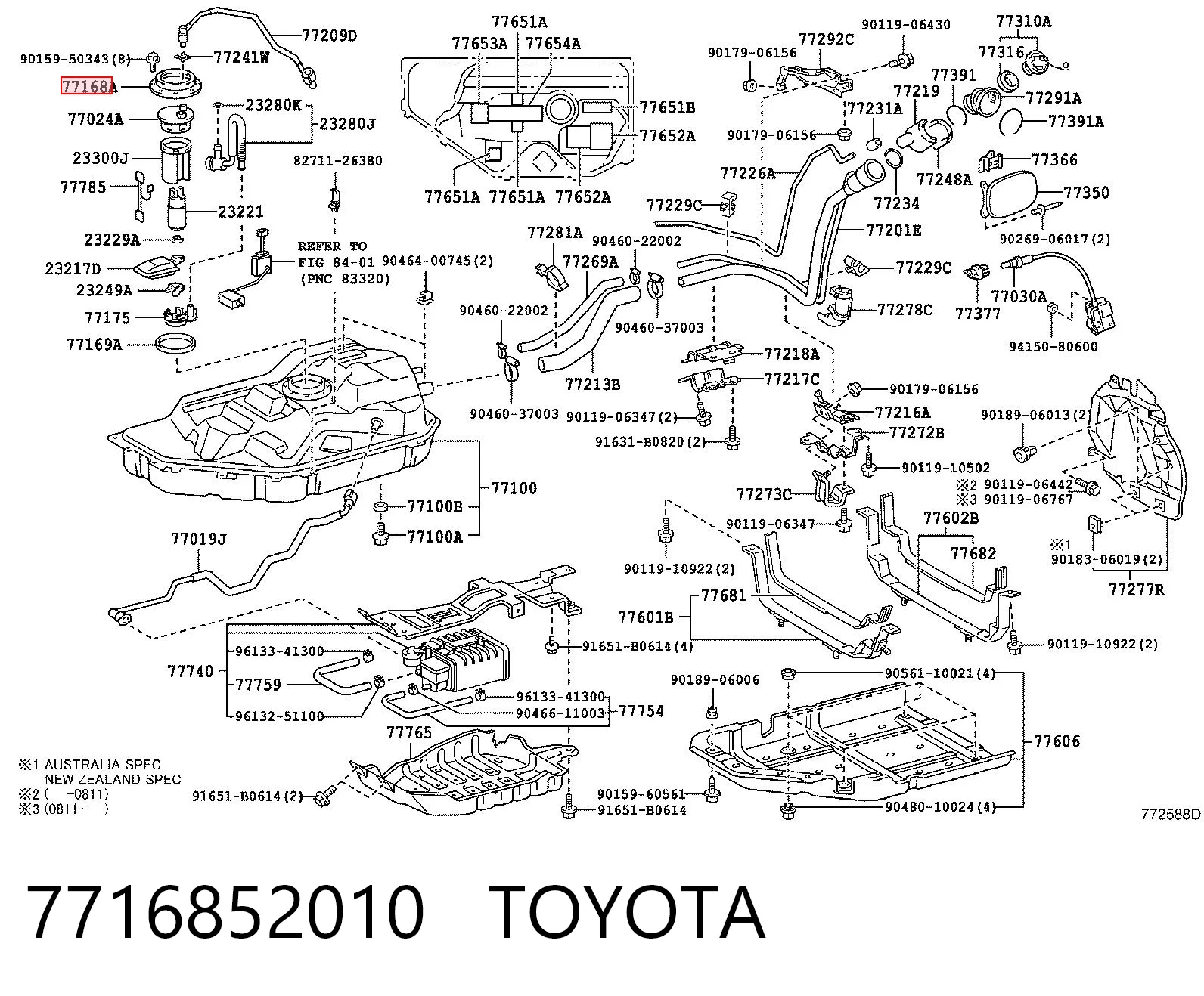 7716852010 Toyota