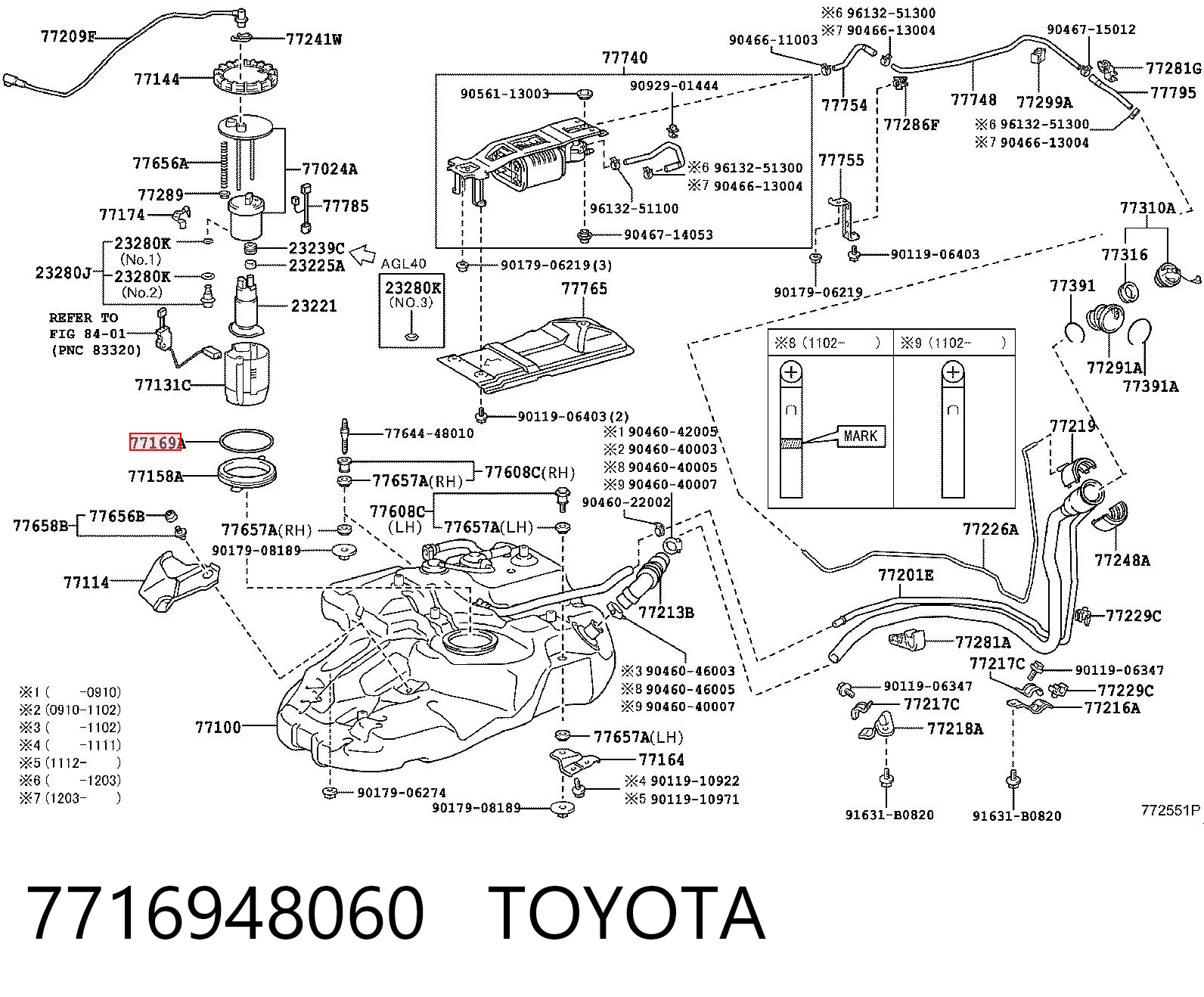 7716948060 Toyota
