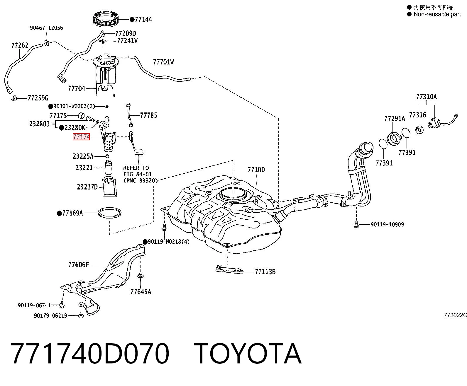 771740D070 Toyota