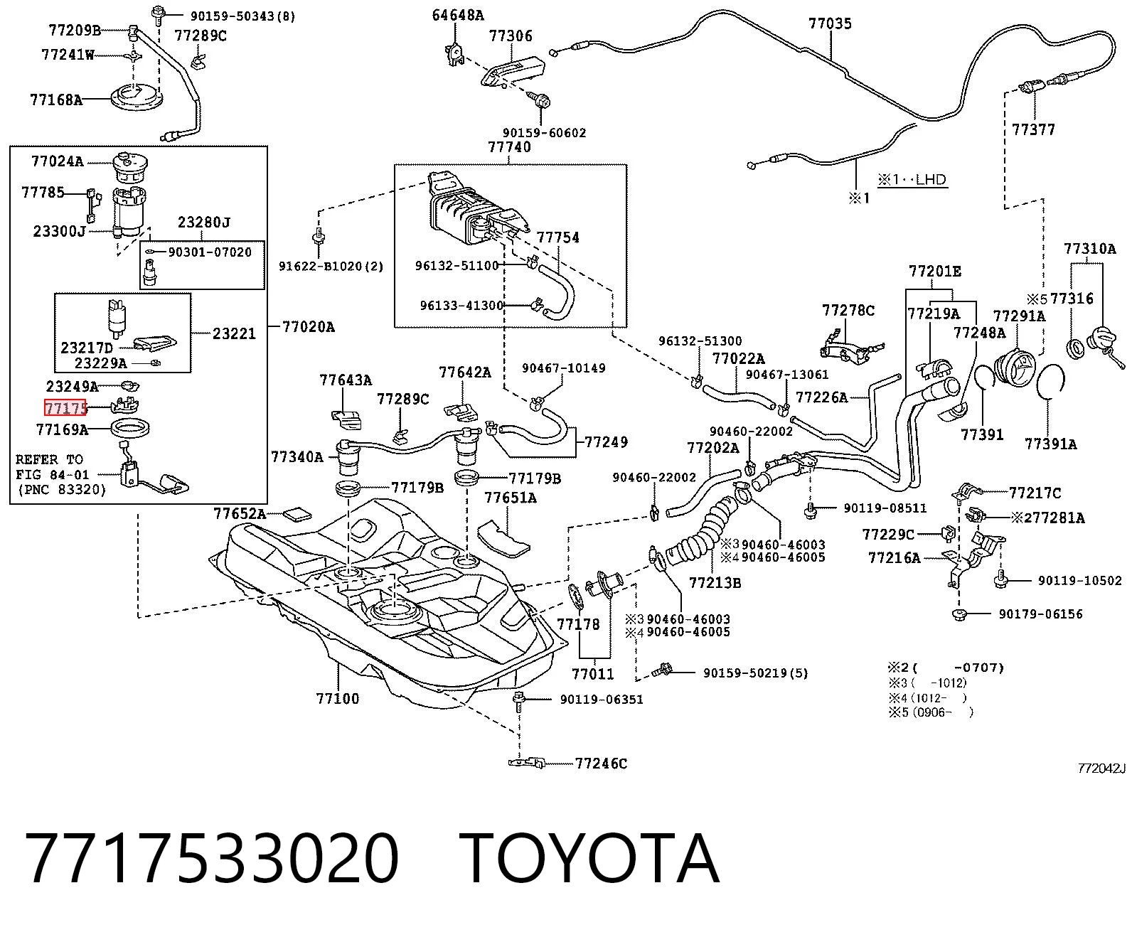 7717533020 Toyota
