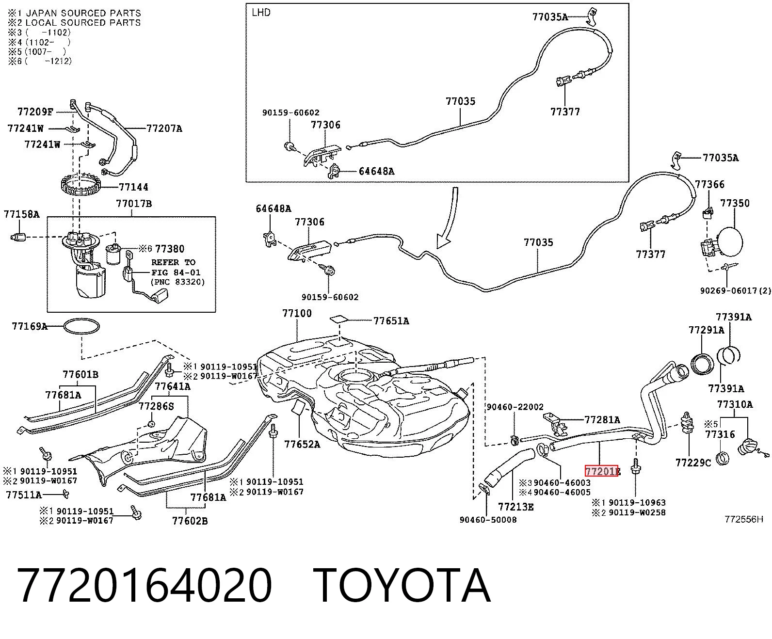 7720164020 Toyota