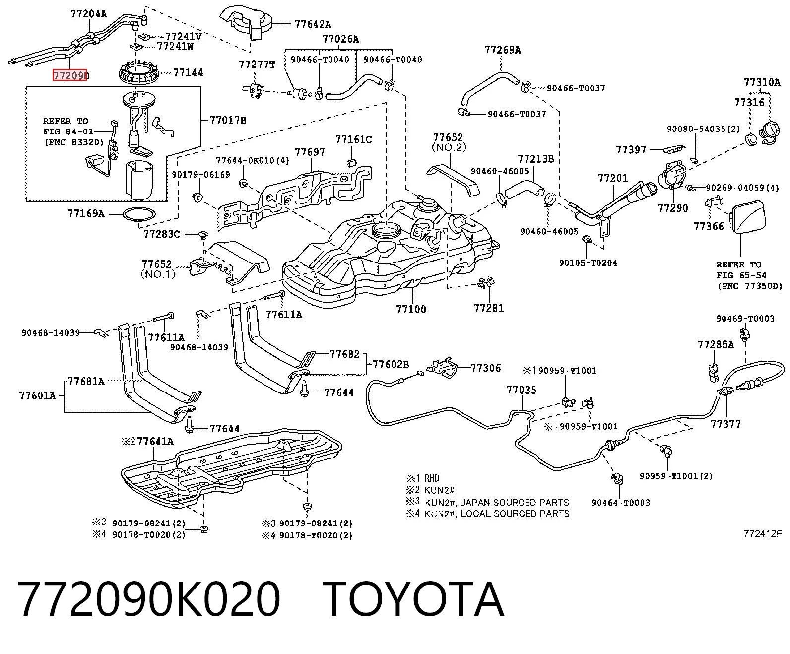 772090K020 Toyota