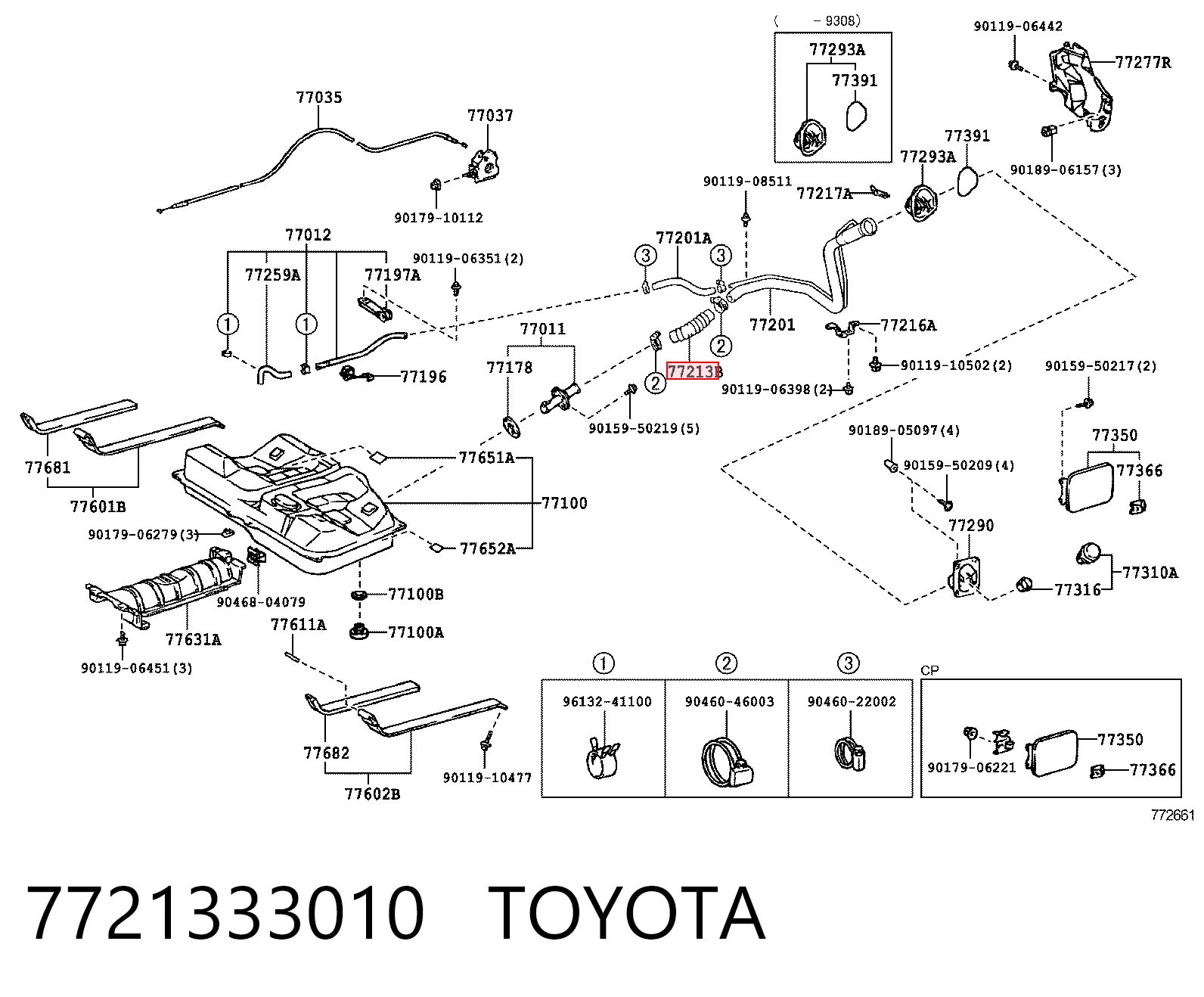 7721333010 Toyota