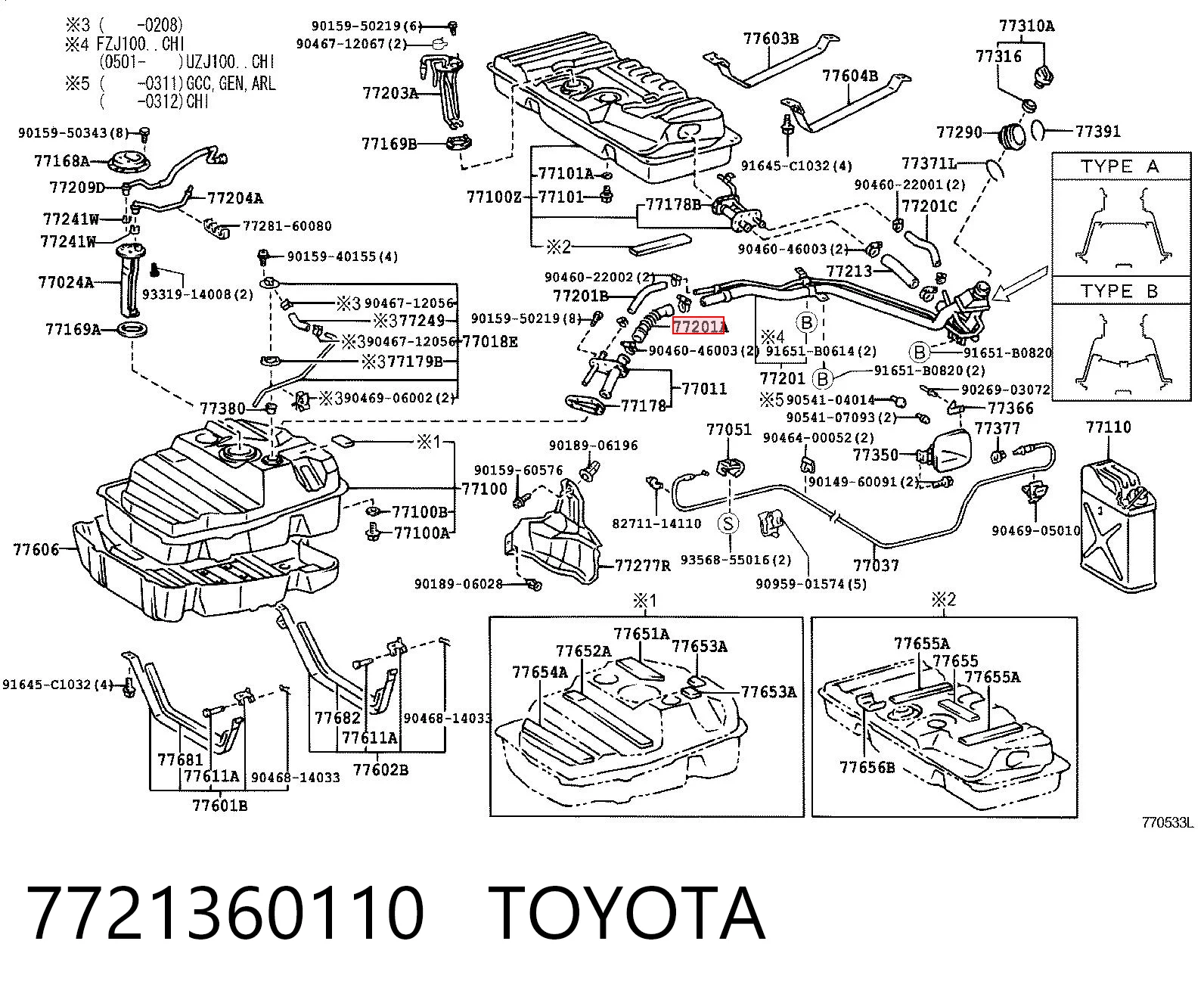 7721360110 Toyota