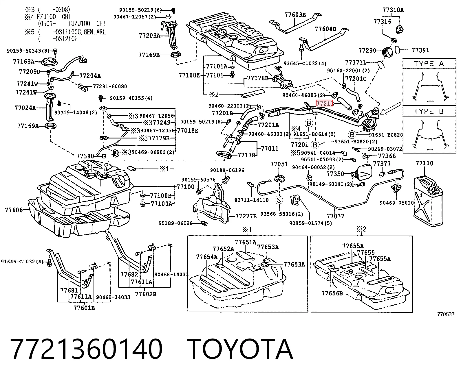 7721360140 Toyota