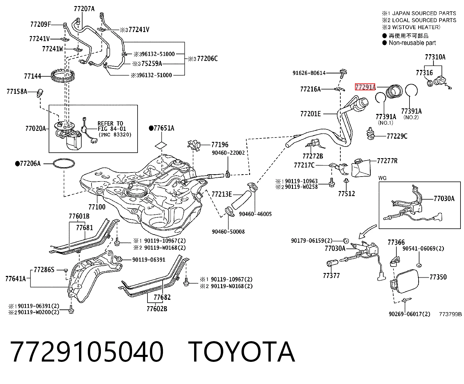 7729105040 Toyota