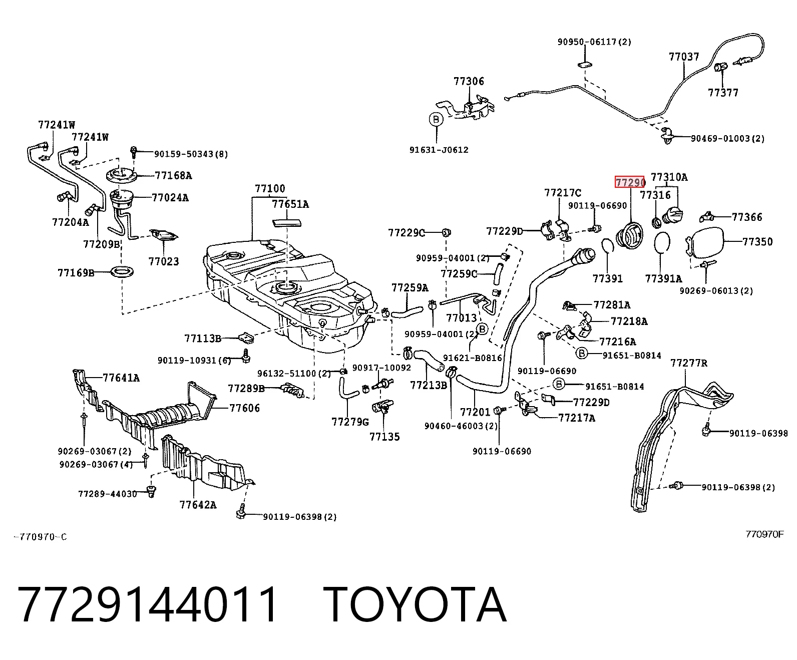 7729144011 Toyota