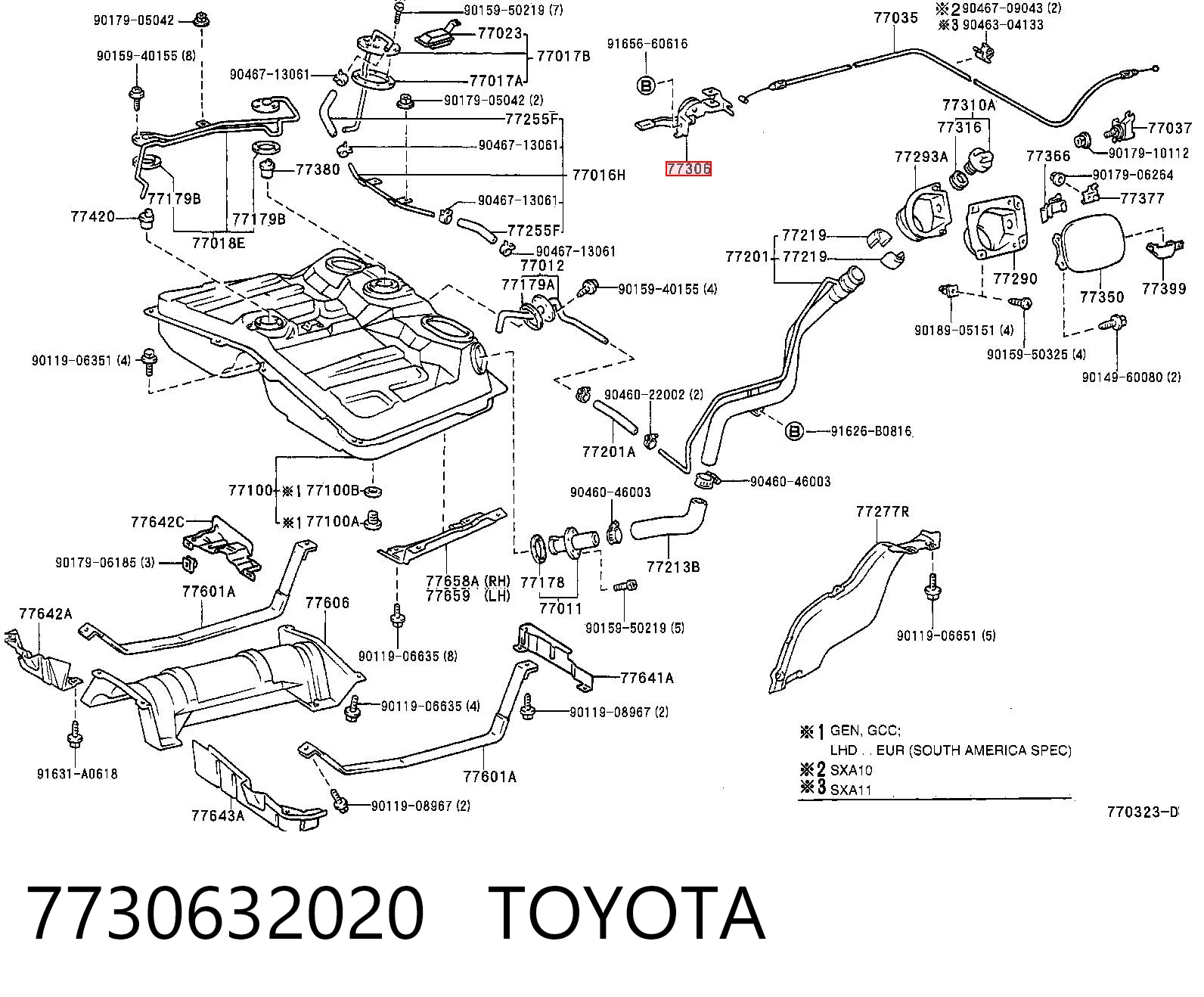 7730632020 Toyota