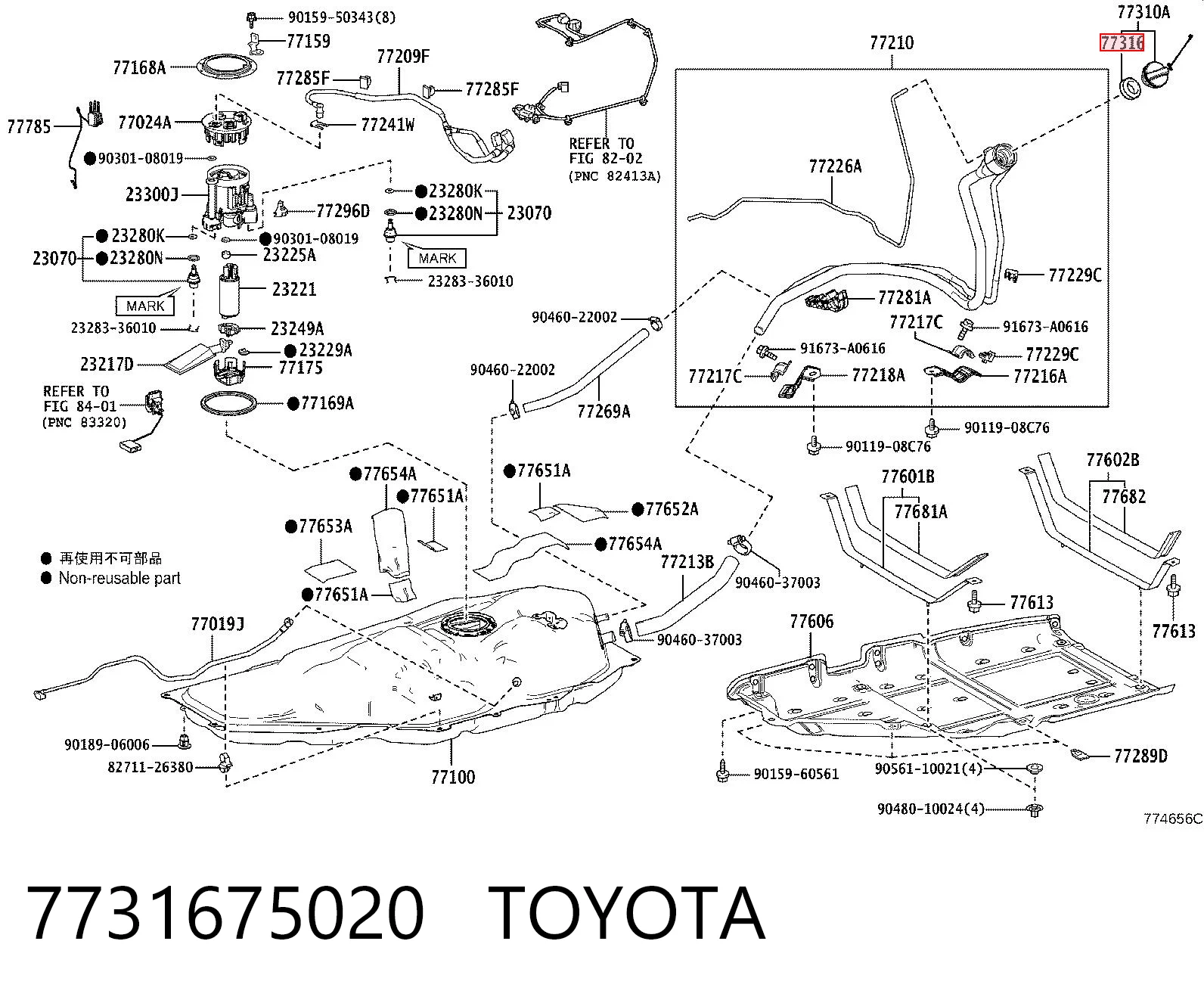 7731675020 Toyota