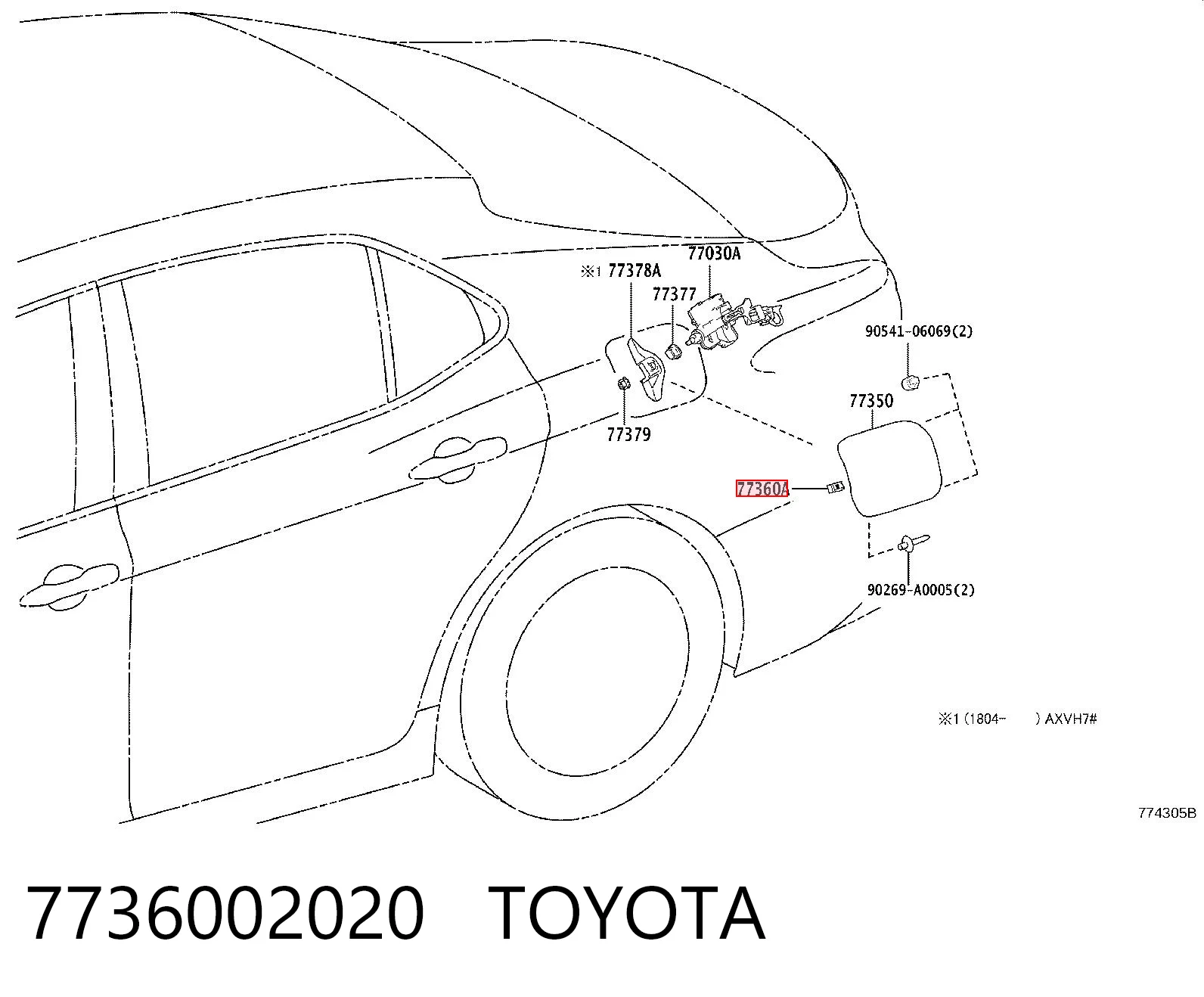 Mola do alcapão do tanque de combustível Daihatsu 7736030080 preço, a partir de 5,30 USD