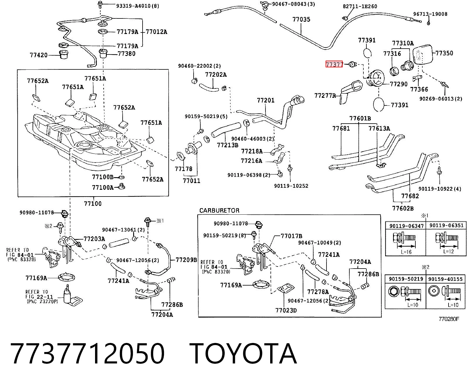 7737712050 Toyota