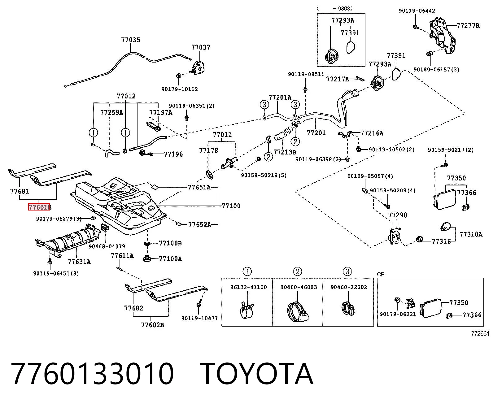 7760133010 Toyota