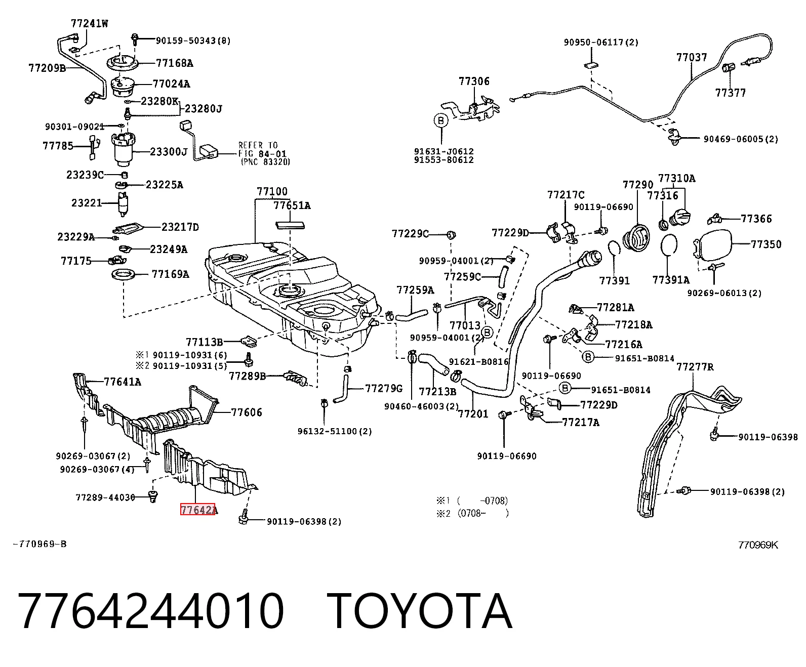 7764244010 Toyota