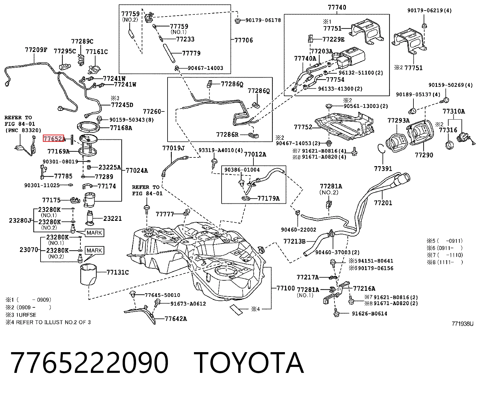 7765222090 Toyota