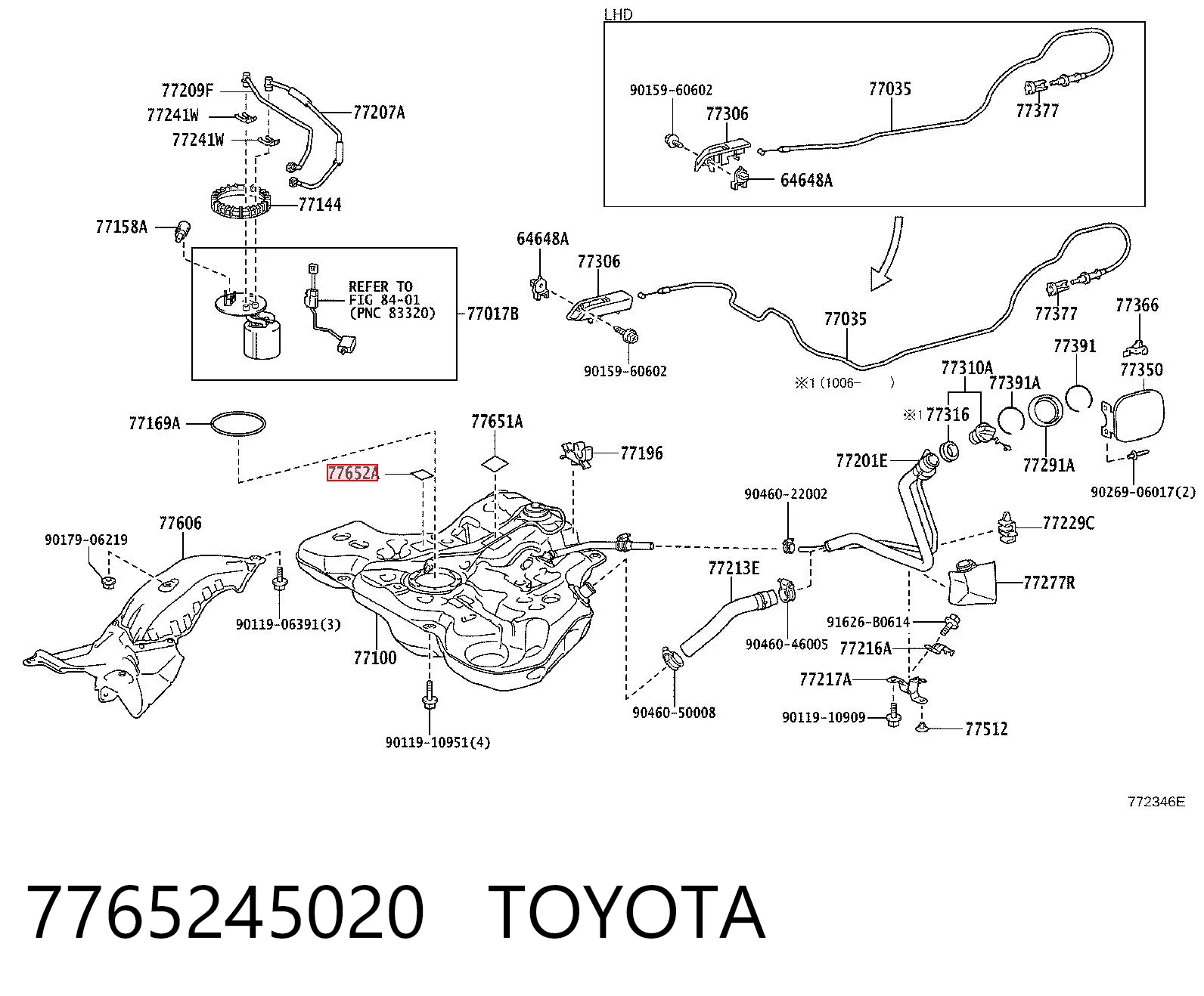 7765245020 Toyota