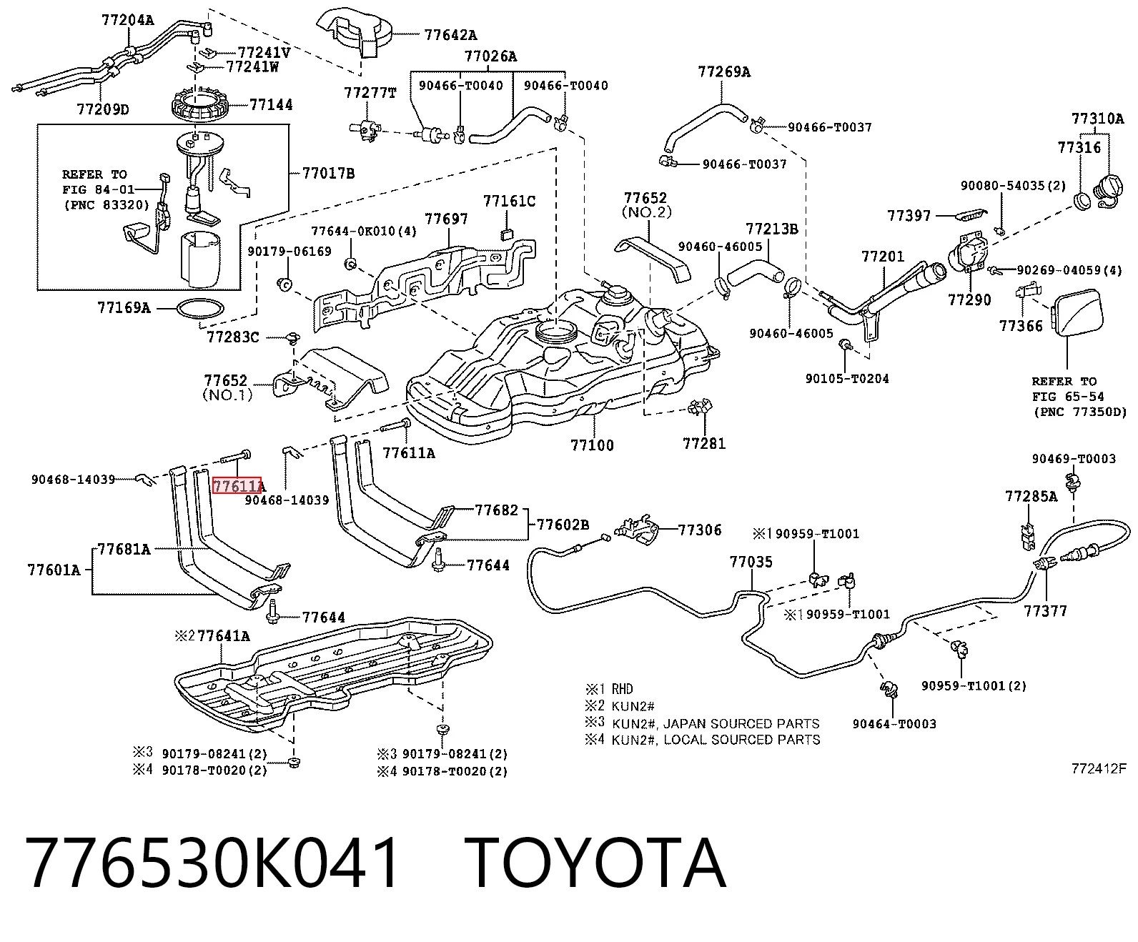 776530K041 Toyota