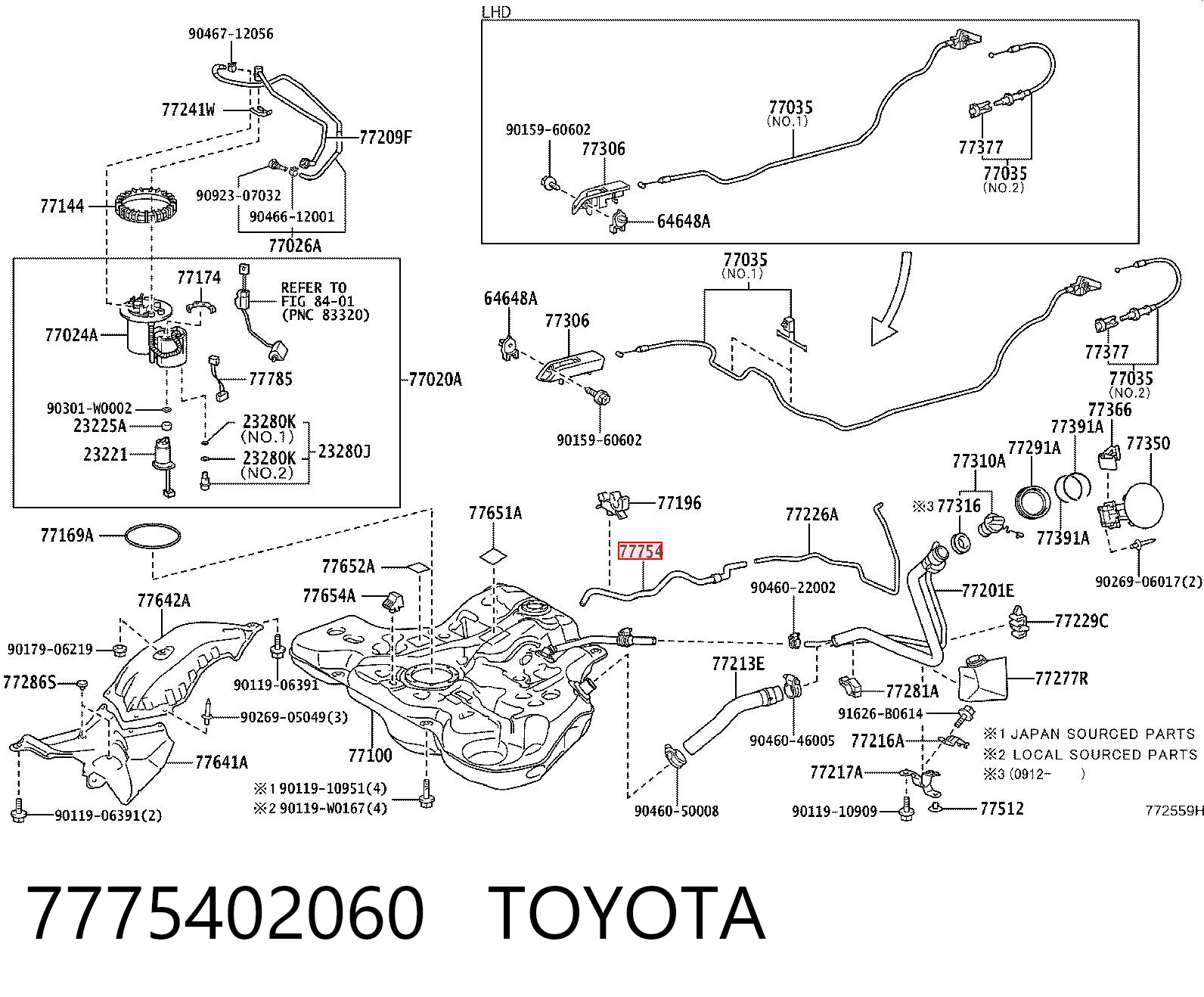 7775402060 Toyota