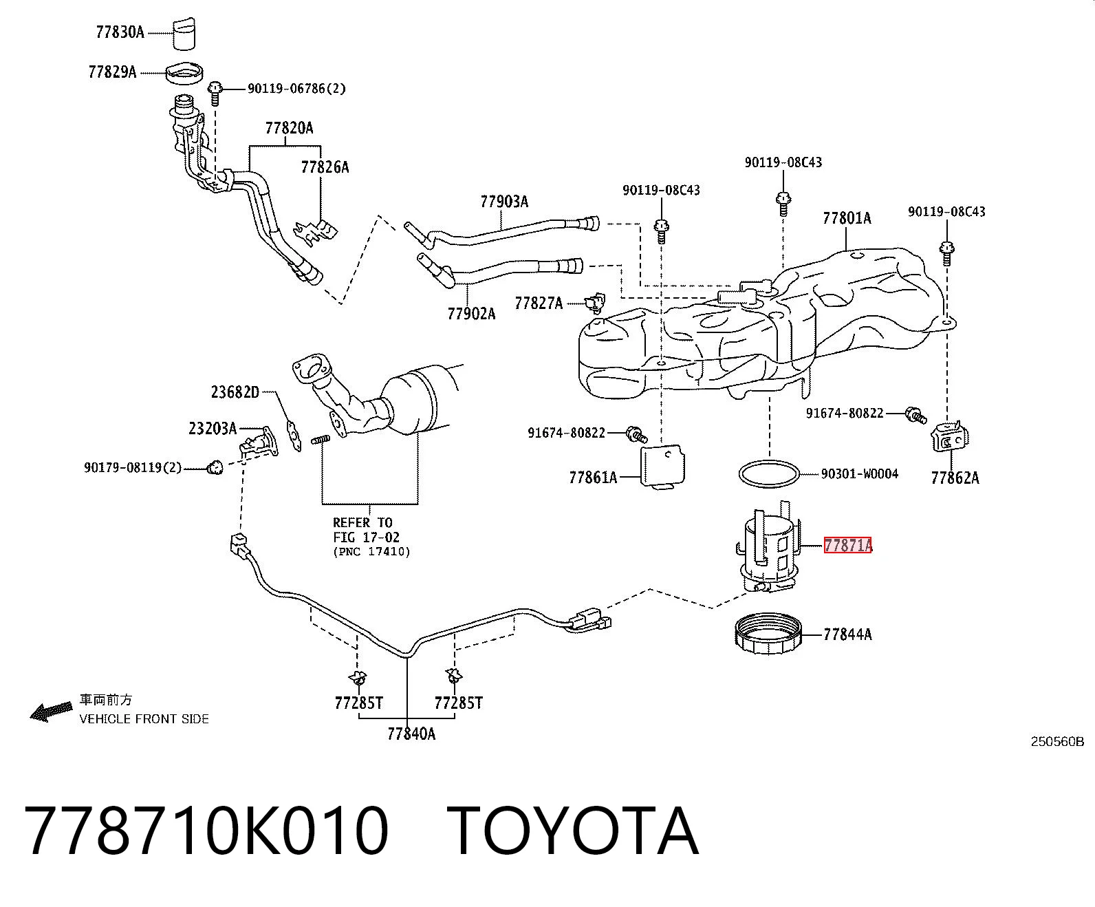 778710K010 Toyota Bomba AD BLUE