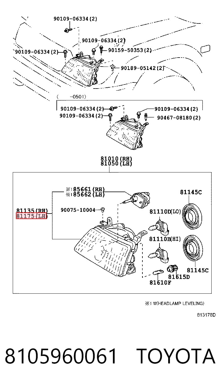 8105960061 Toyota
