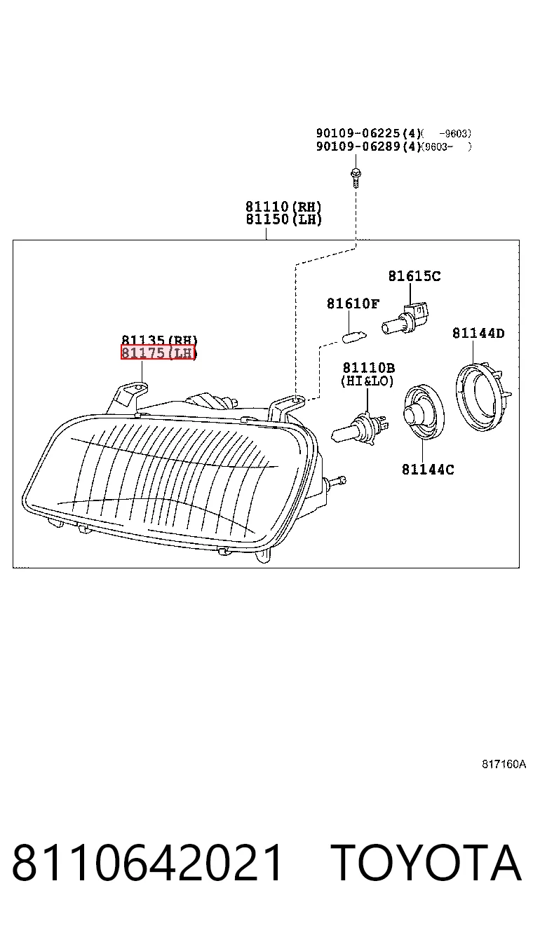 8110642021 Toyota