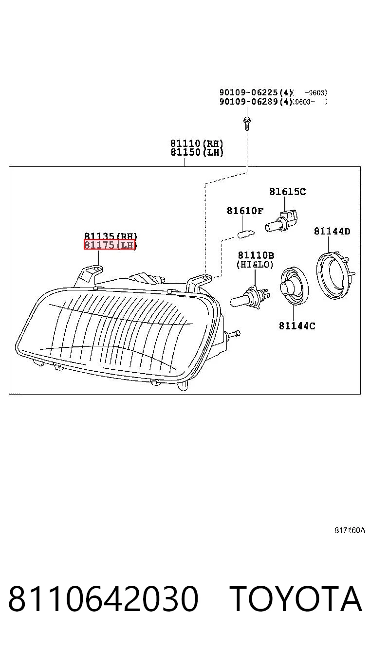 8110642030 Toyota