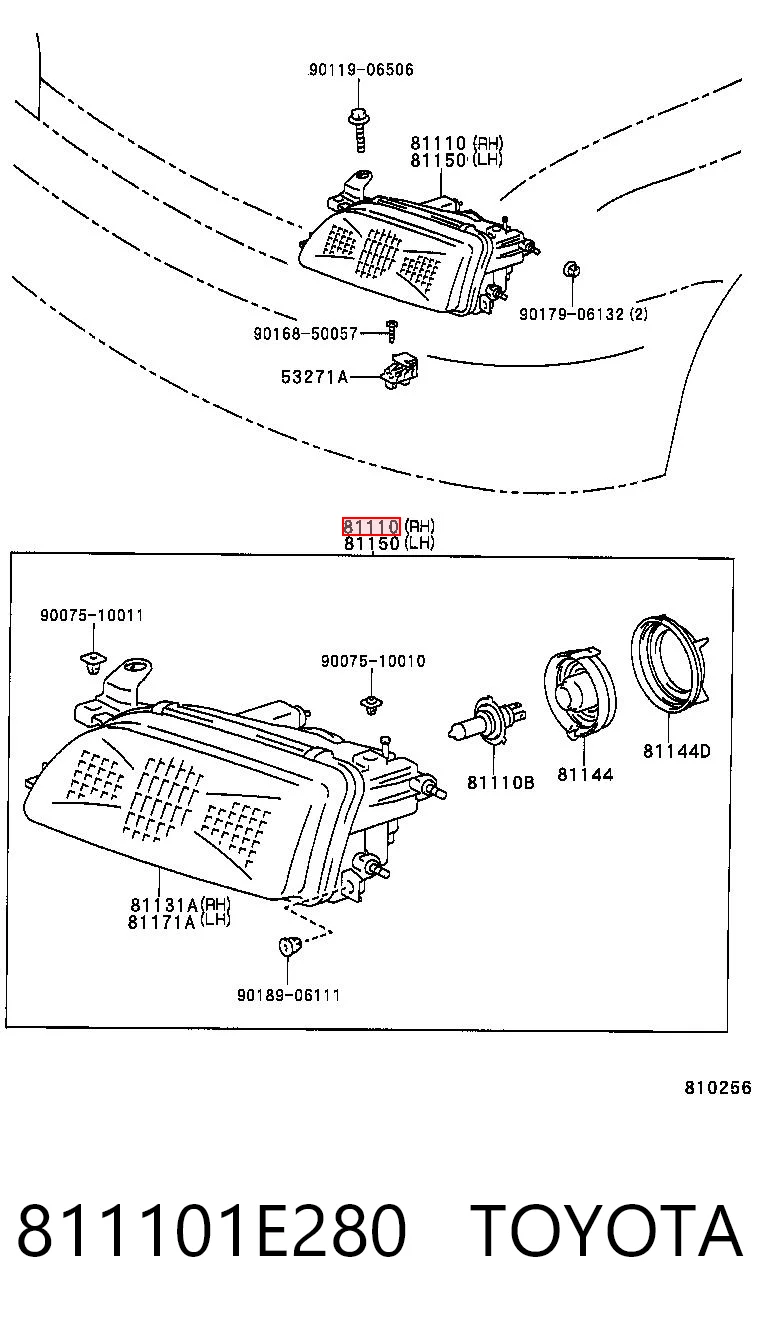 811101E280 Toyota