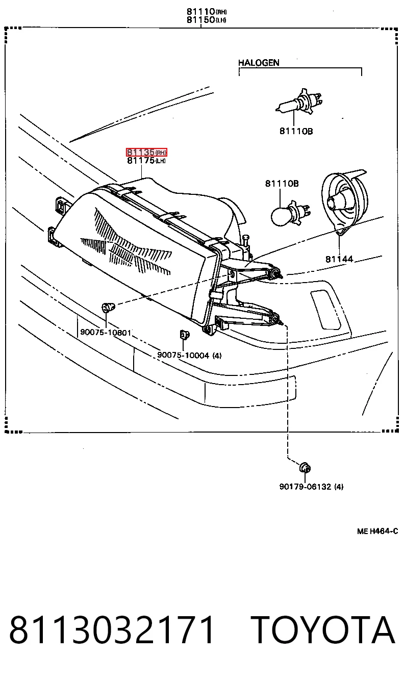 Luz direita Toyota Camry  V2 ao melhor preço