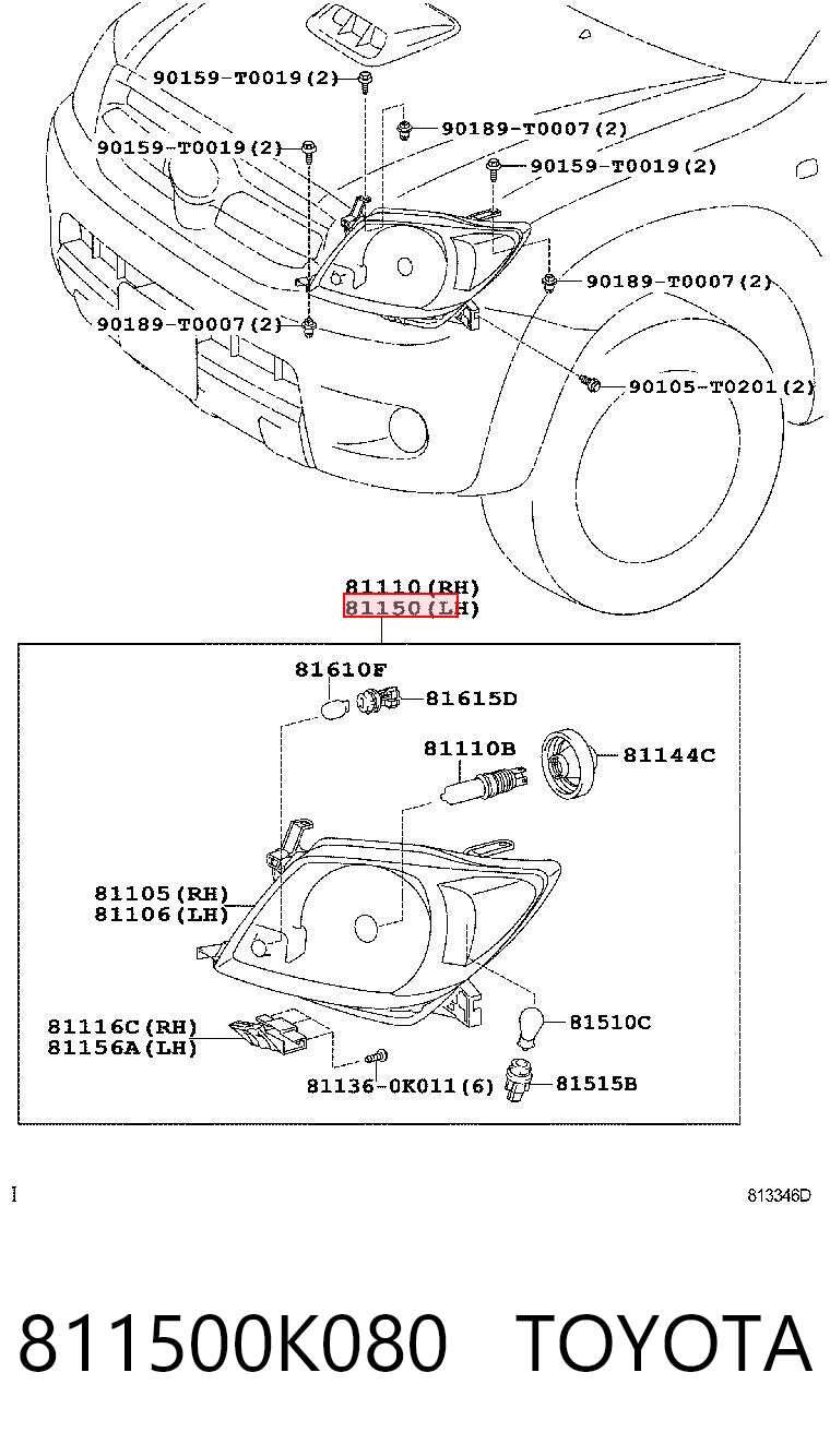 Luz esquerda Toyota Hilux preço, a partir de 100,45 USD