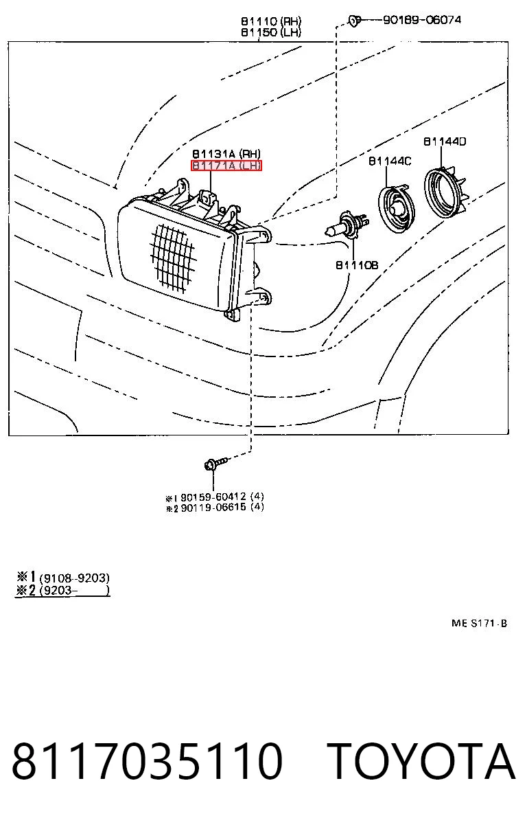 8117035110 Toyota