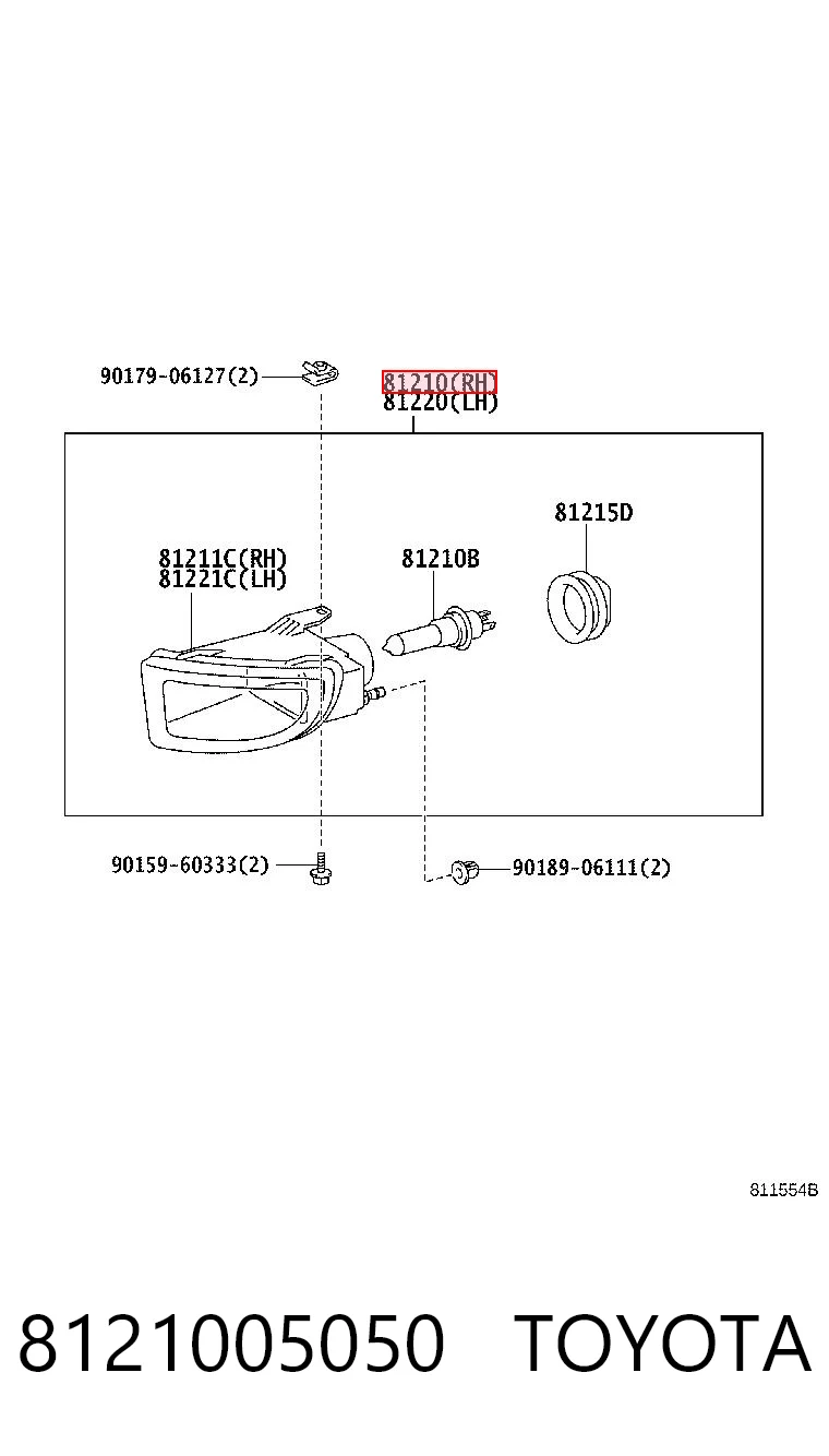 8121005050 Toyota
