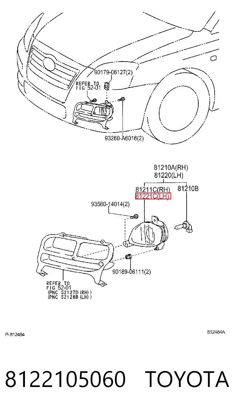 8122105060 Toyota