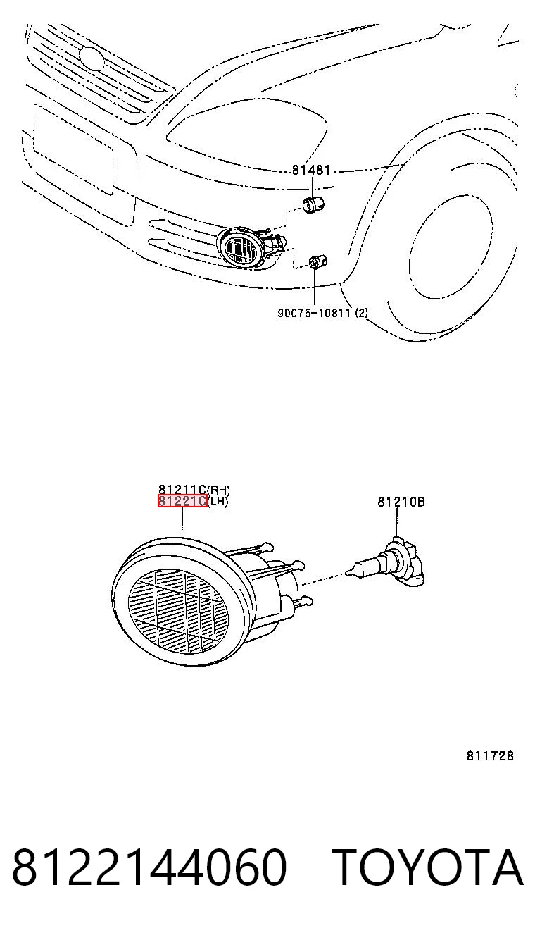 8122144060 Toyota