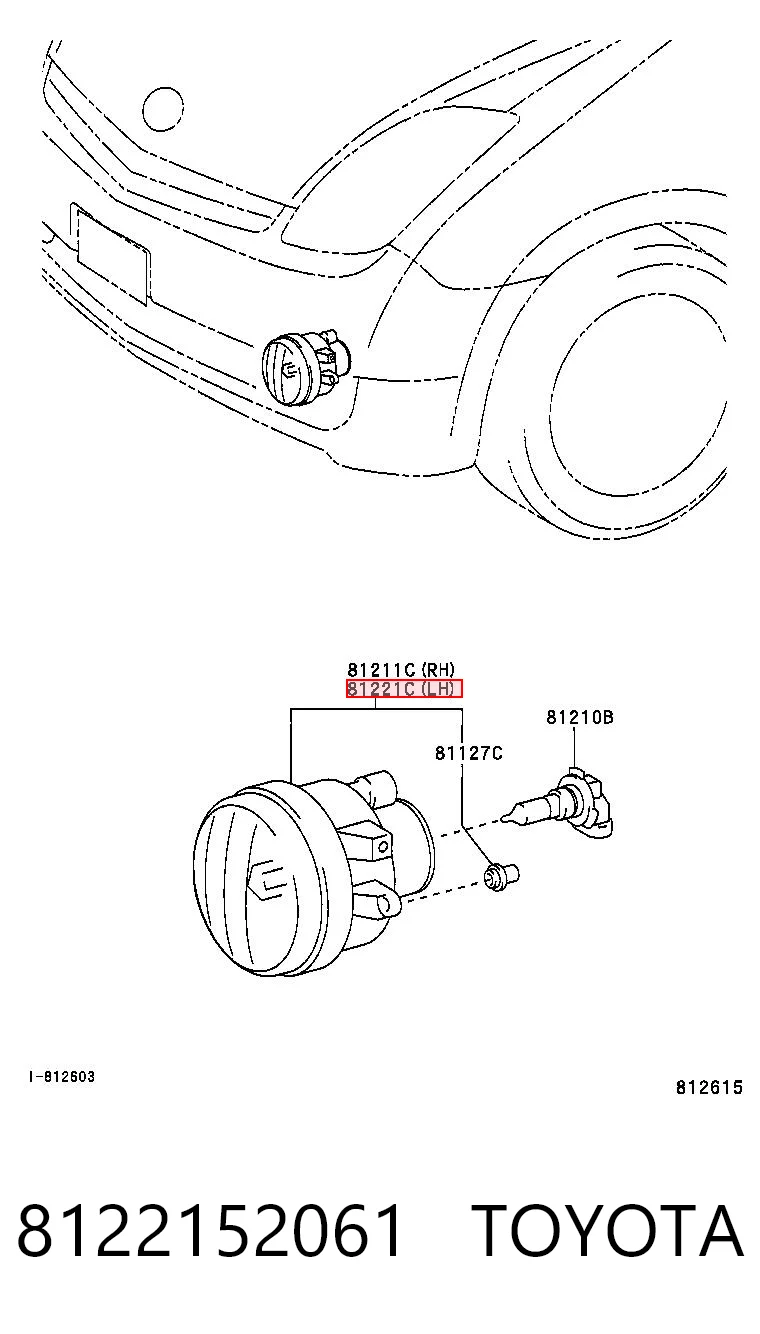 8122152061 Toyota