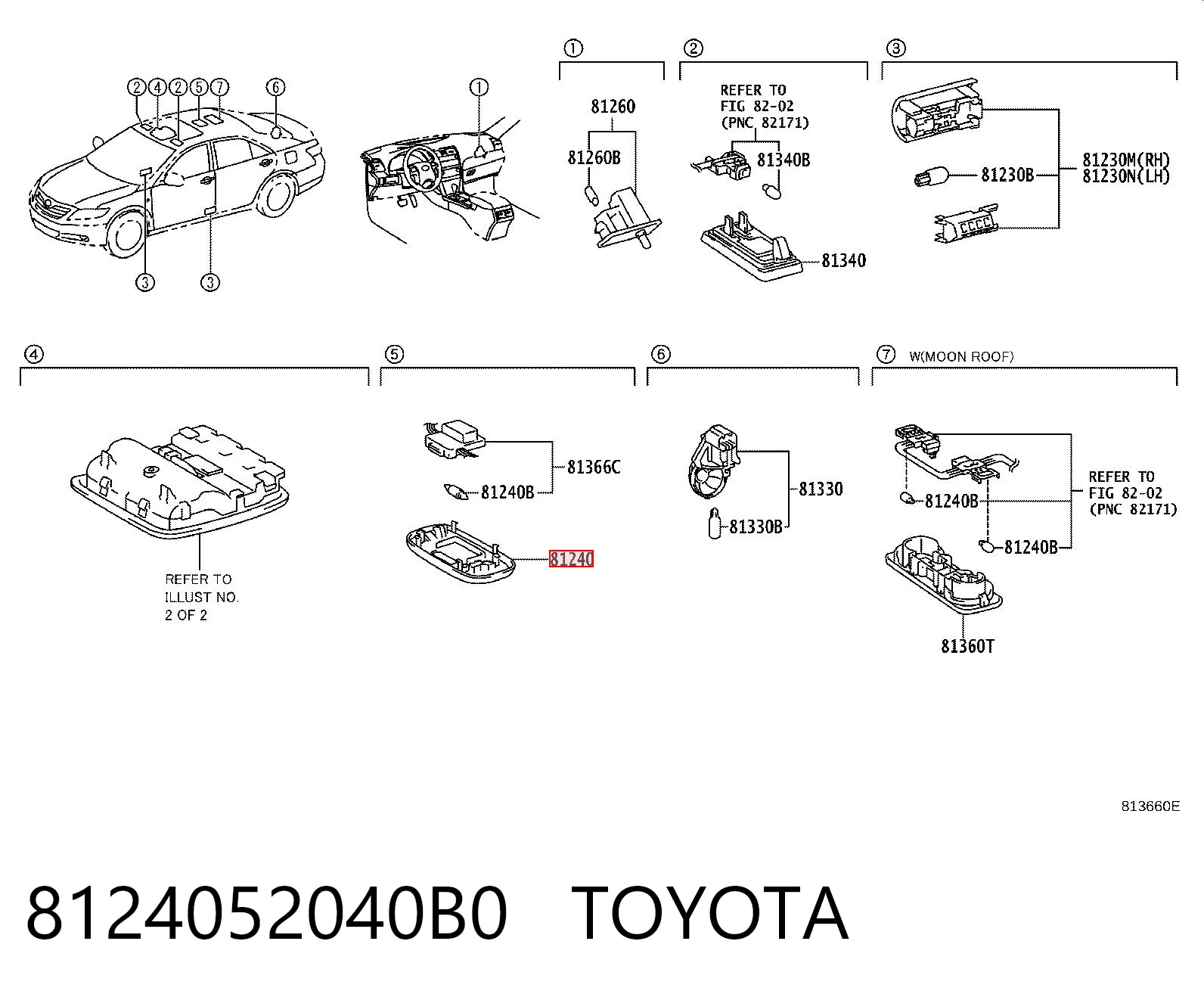8124052040B0 Toyota