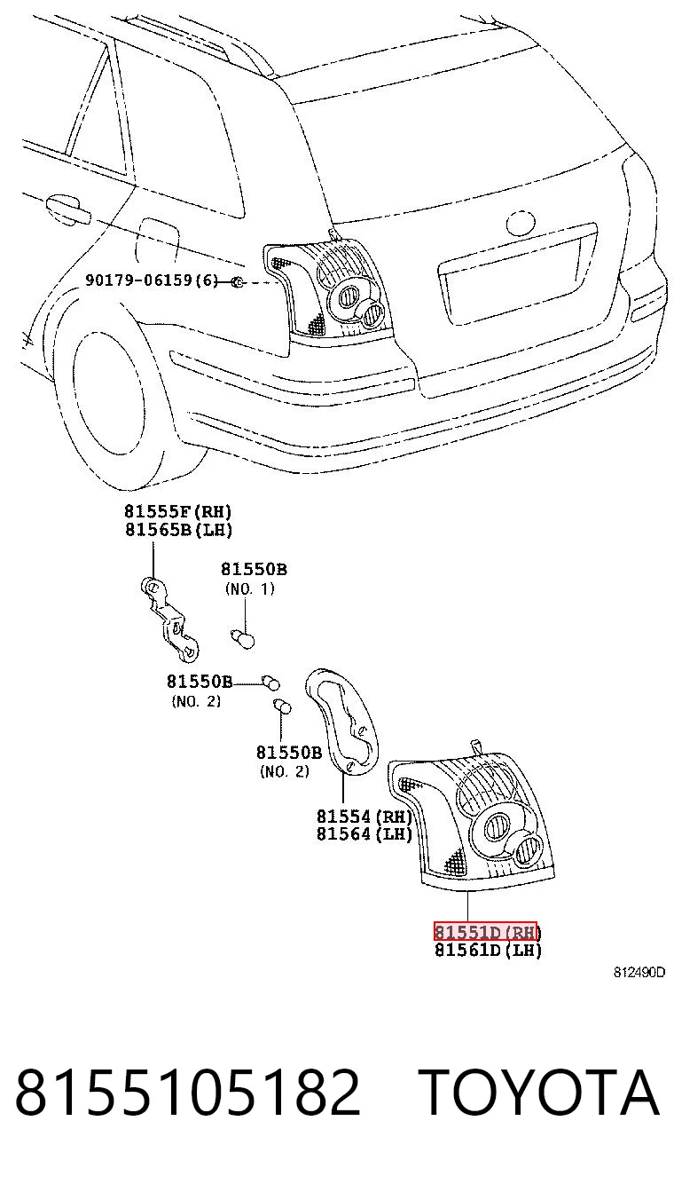 8155105182 Toyota