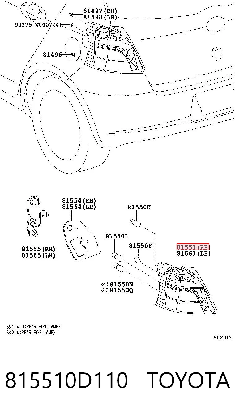 815510D110 Toyota
