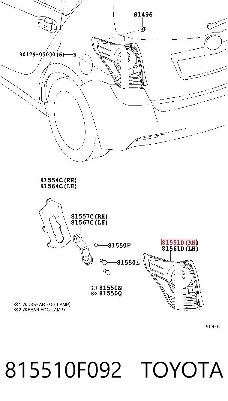 815510F092 Toyota
