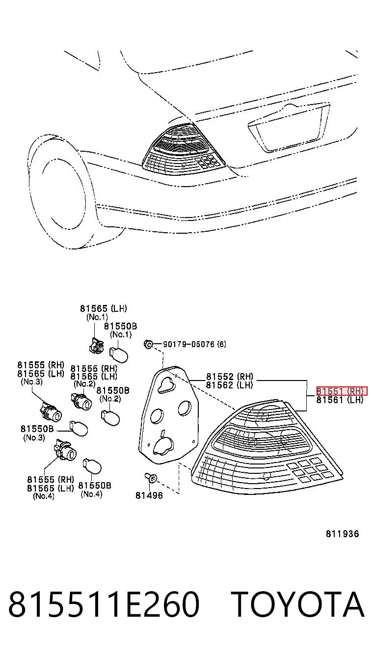 815511E260 Toyota