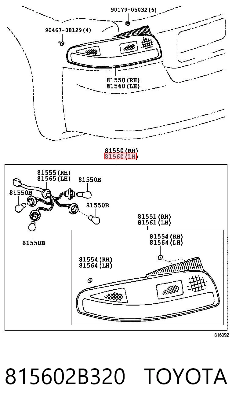815602B320 Toyota